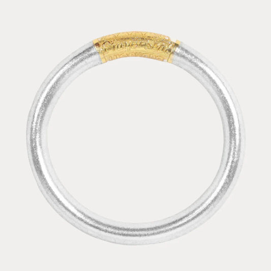 Silver Tzubbie All Weather Bangle® Serenity Prayer