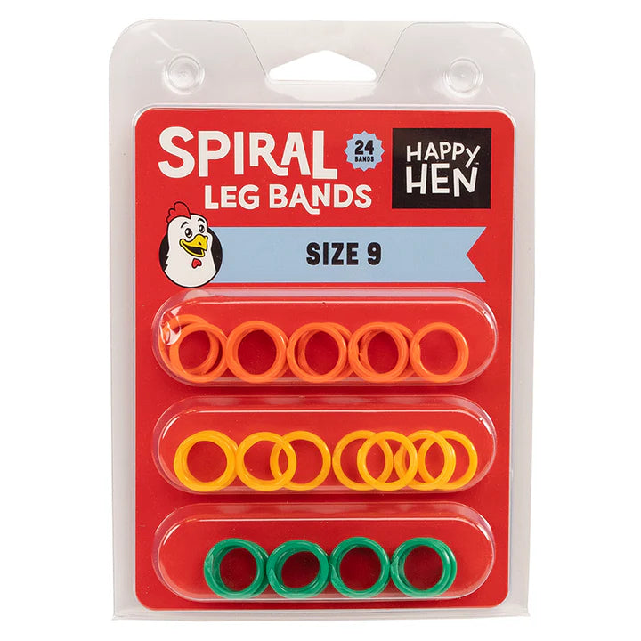 Happy Hen Spiral Leg Bands