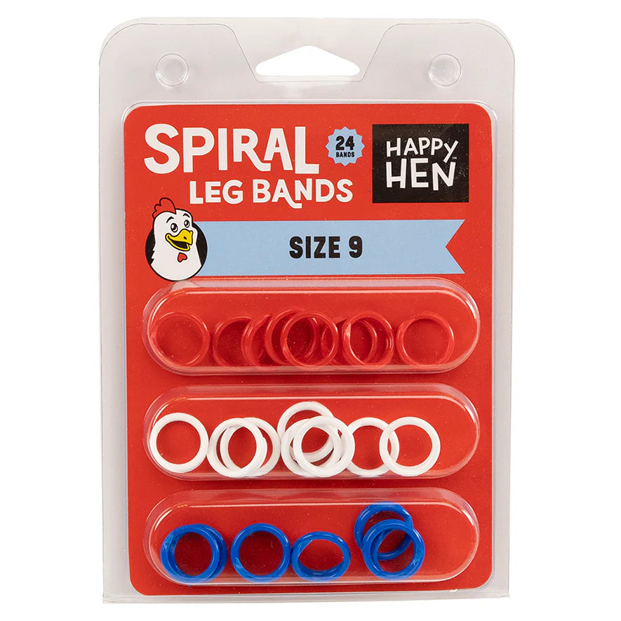 Happy Hen Spiral Leg Bands