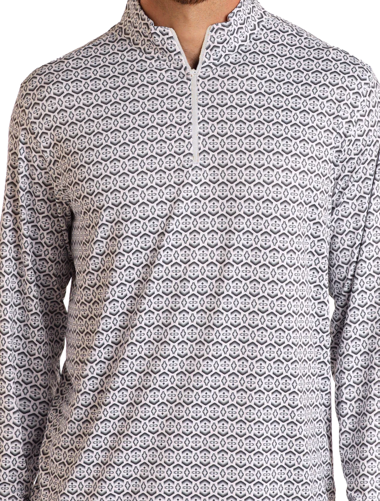 Panhandle Aztec Print Performance Pullover