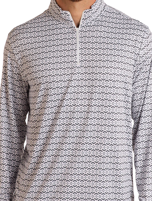 Panhandle Aztec Print Performance Pullover