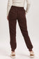 Dear John Jacey Super High Rise Cropped Jogger Pants in Ground Coffee