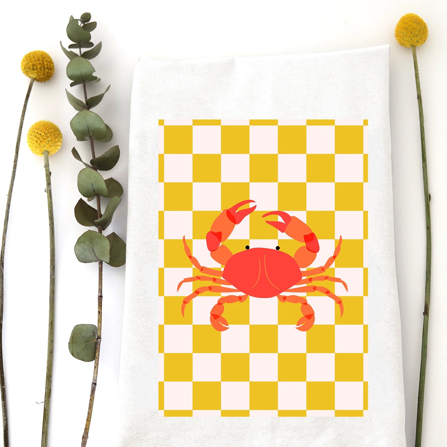 Crab Fest Tea Towel
