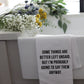 Better Left Unsaid Tea Towel