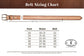Texas Saddlery Brown Rough Out Belt