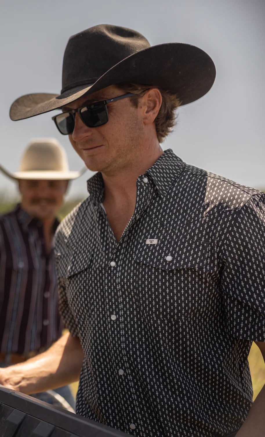 Ferrell Brand The Cash Short Sleeve Pearl Snap Shirt