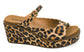 Corkys Treat Yourself Slip on Wedge in Leopard