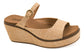 Corkys Treat Yourself Slip on Wedge in Raffia