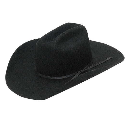 Twister Youth Black Wool Cowboy Hat