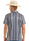 Rock & Roll Grey Striped Polo