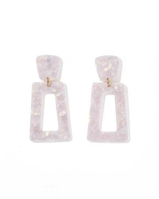 Linny Co Kennedy Pearl White Earrings