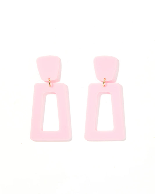 Linny Co Kennedy Baby Pink Earrings