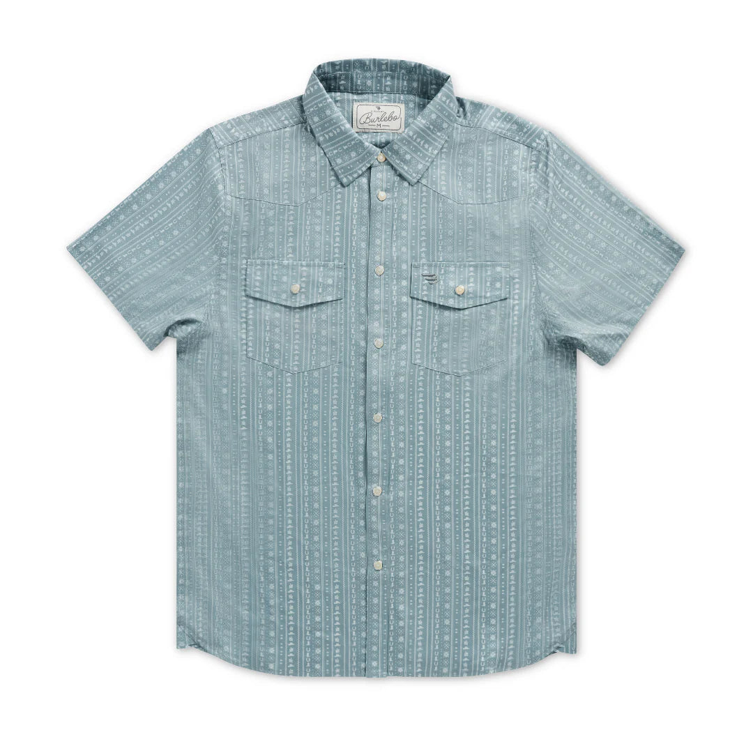 Burlebo Performance Western Shirt in BURLEBO Ranch Sage