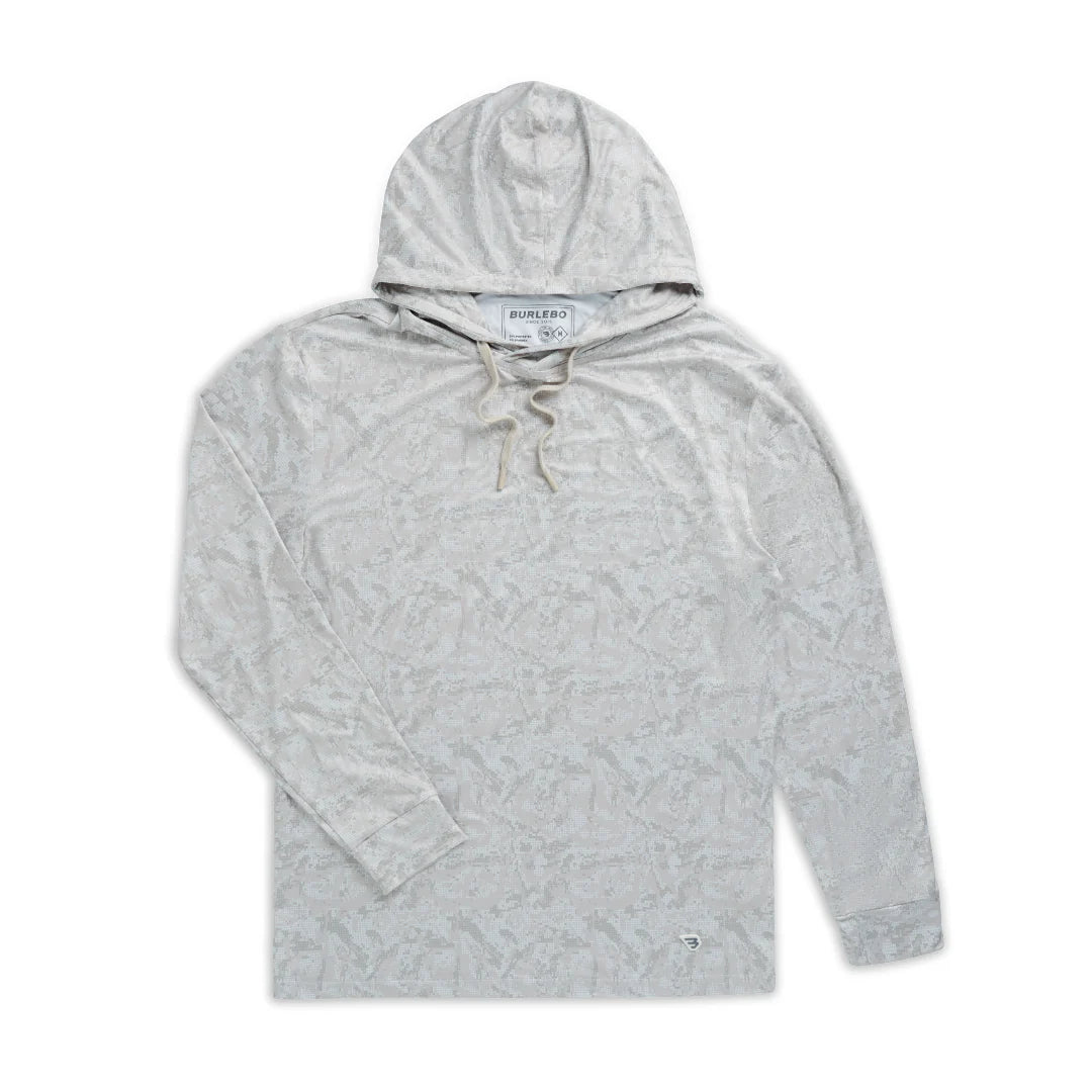 Burlebo Performance Hoodie in Ivory Digi Camo