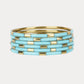 Turquoise Veda Bangles -Set of 6