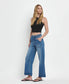 High Rise Cuffed Baggy Wide Leg Jeans in Enviably