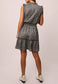 Another Love Serena Dominoes Sleeveless Ruffle Dress