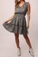 Another Love Serena Dominoes Sleeveless Ruffle Dress