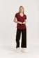 Another Love Bristol Wide Leg Pant in Black
