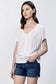 Another Love Raya Slub Tee in White