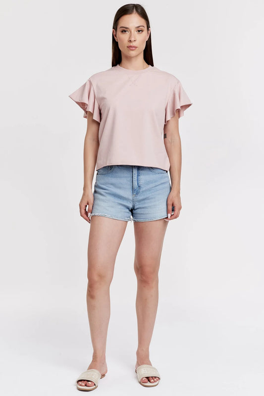Another Love Milani Top in Petal Pink