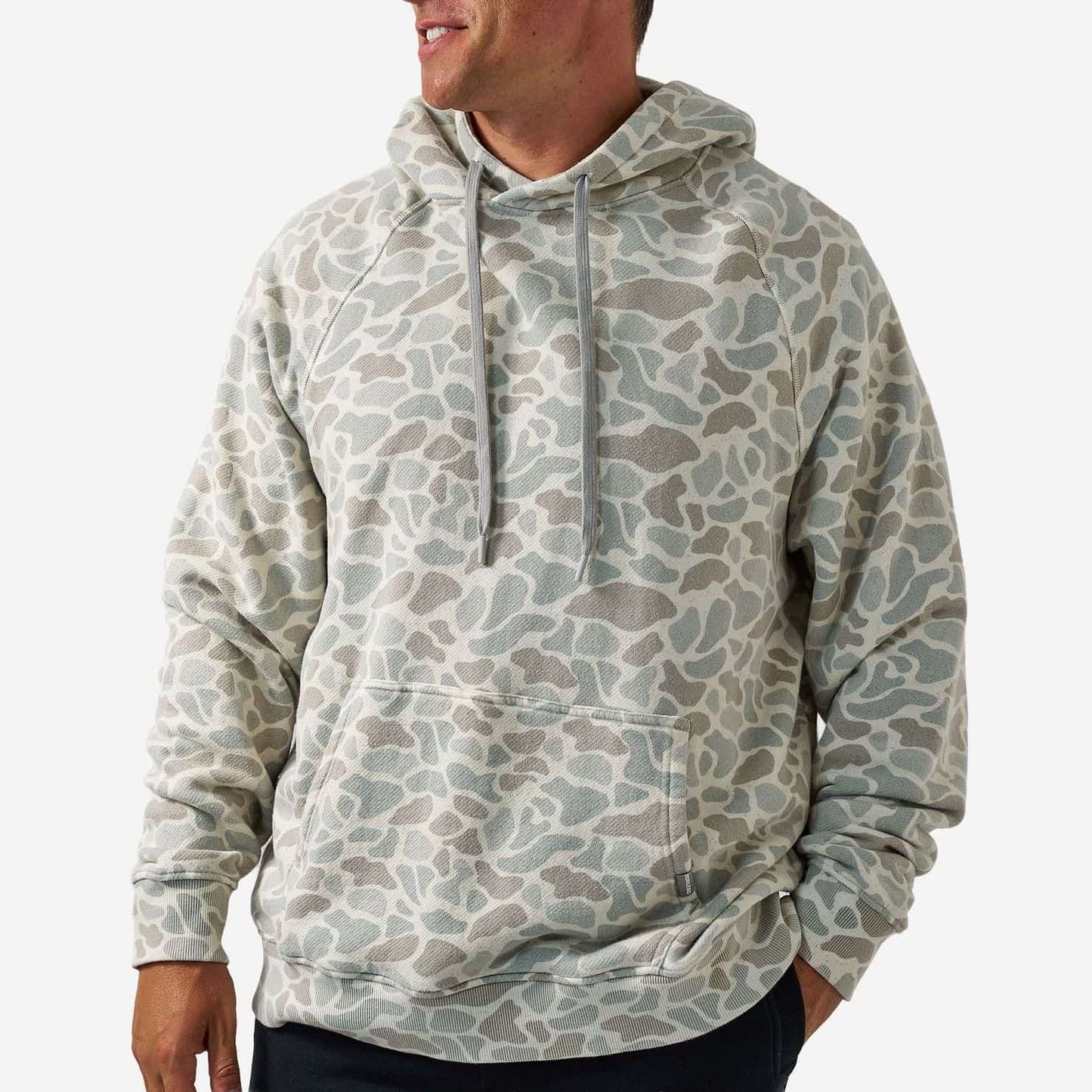 Burlebo Vintage Washed Hoodie in Classic Deer Camo