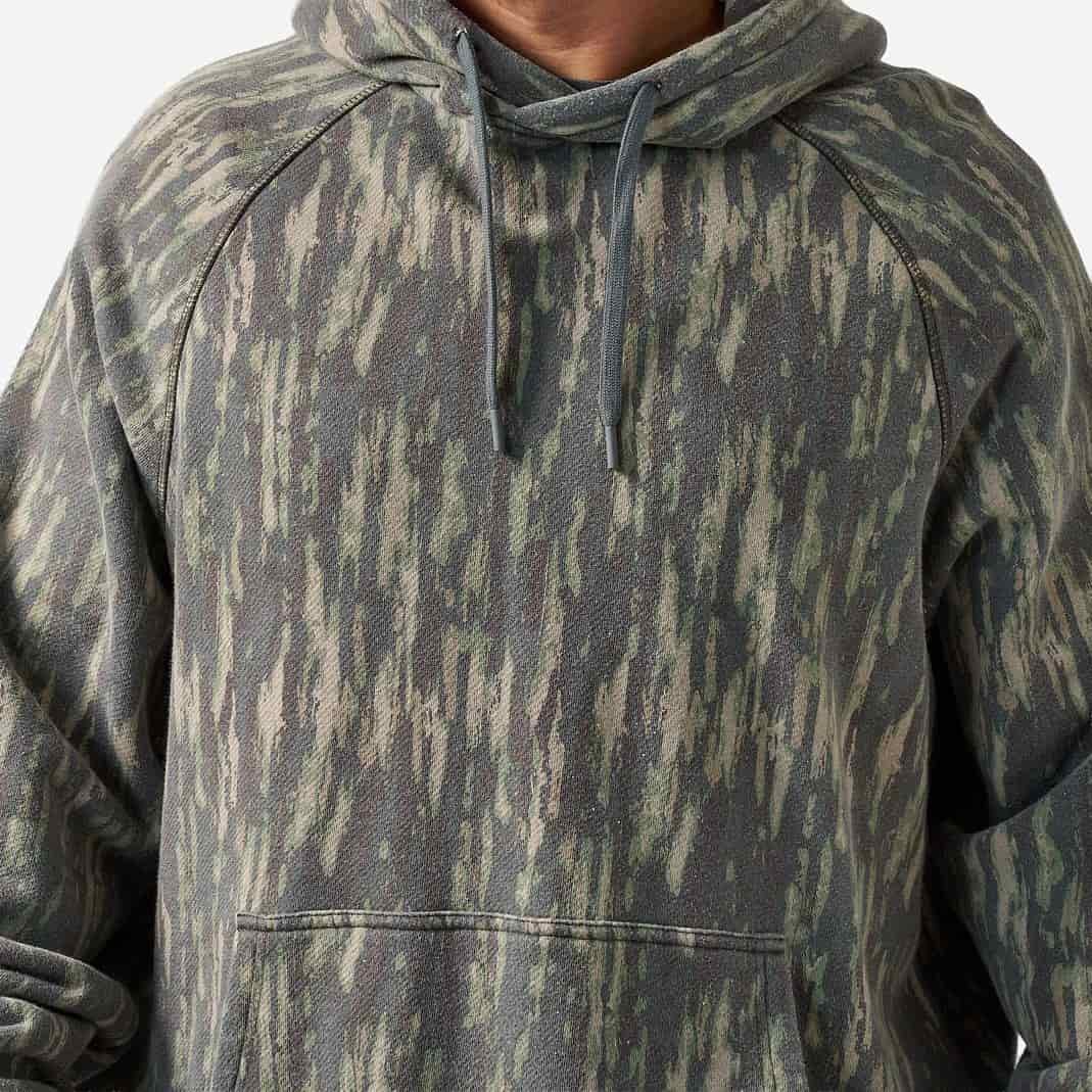 Burlebo Vintage Washed Hoodie in Midland Camo