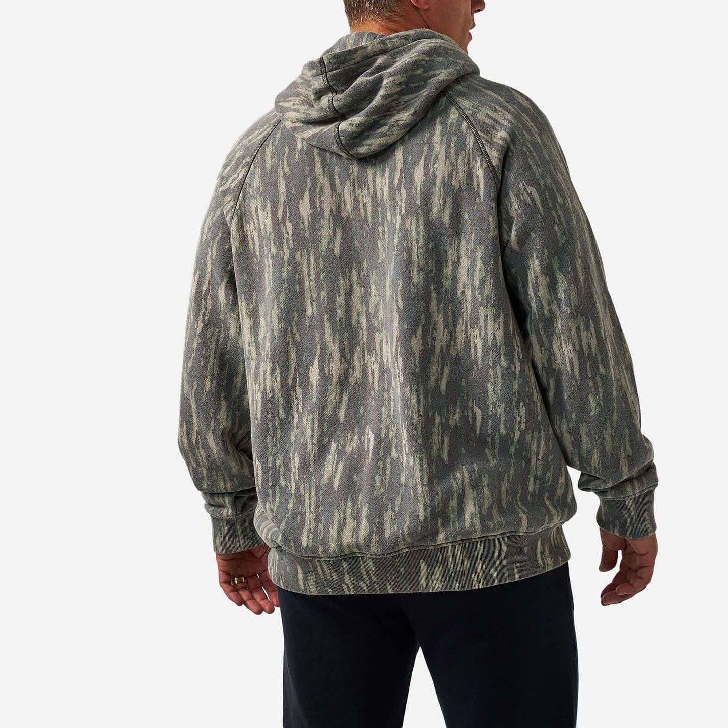 Burlebo Vintage Washed Hoodie in Midland Camo