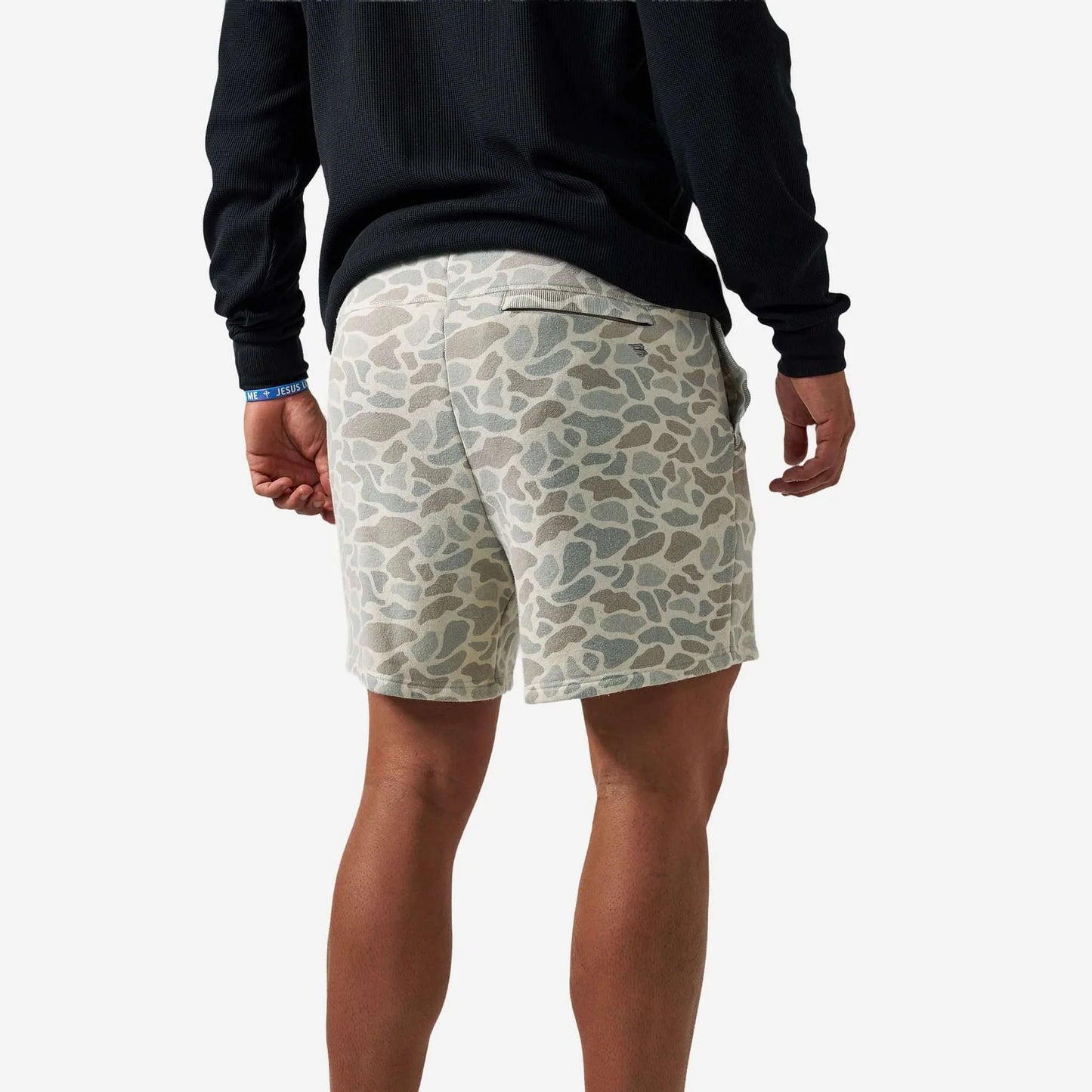 Burlebo Vintage Washed Shorts in Classic Deer Camo