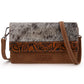 Wrangler Hair-On Cowhide Wallet/Crossbody