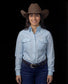 Ferrell Brand The Remi Women's Pearl Snap Long Sleeve Shirt