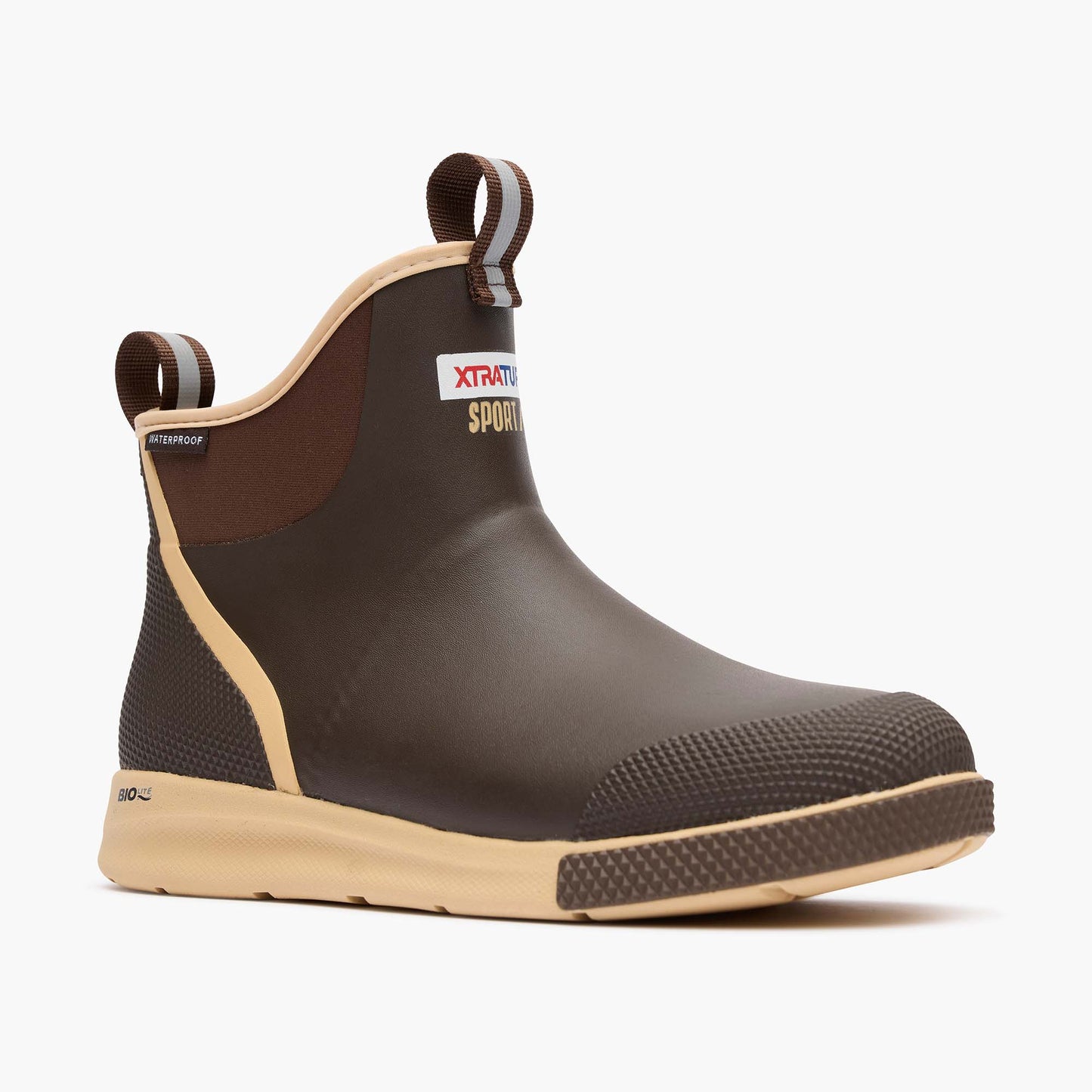 XTRATUF Men's Ankle Deck Boot Sport in Brown