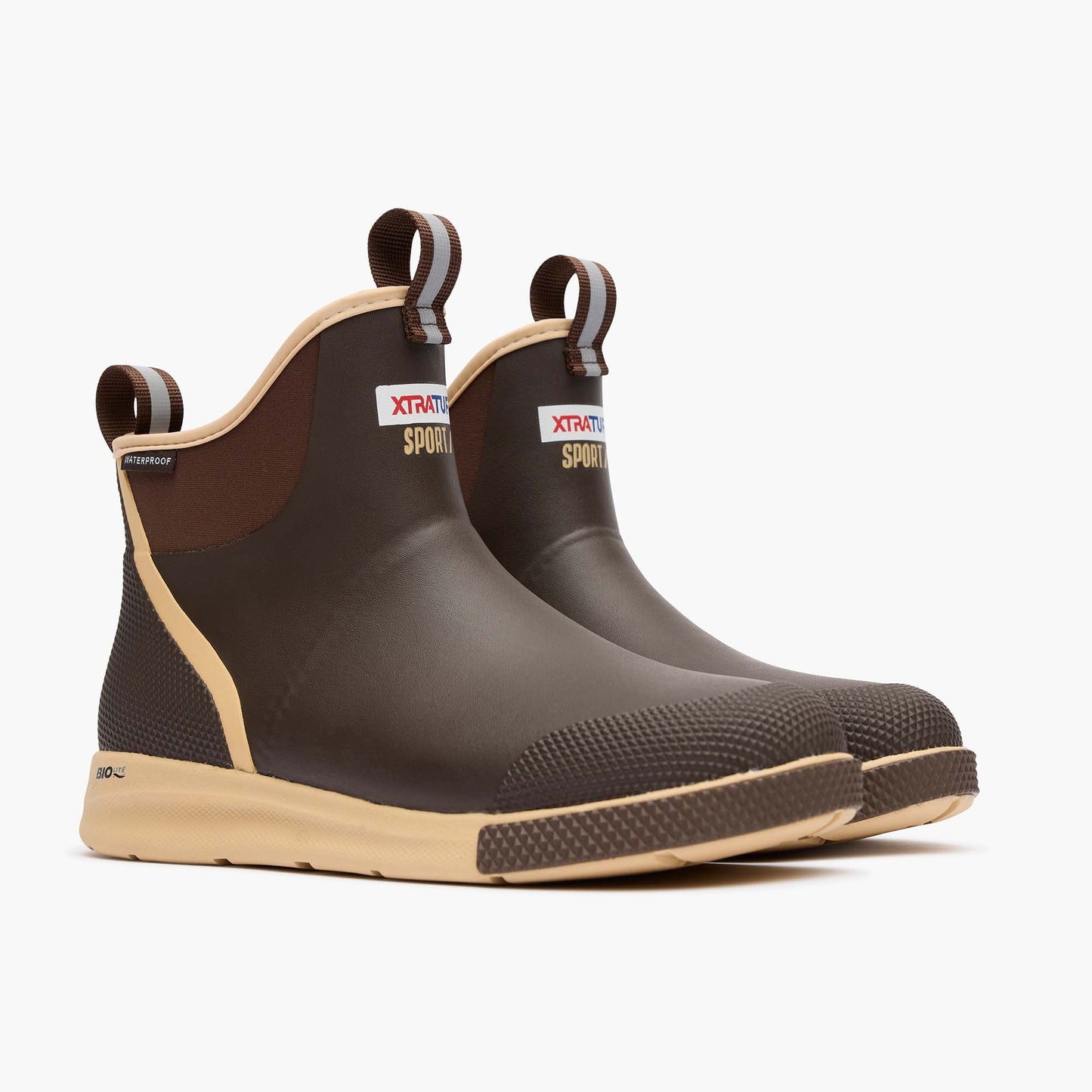 XTRATUF Men's Ankle Deck Boot Sport in Brown