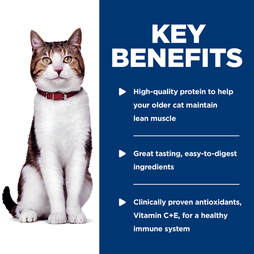 Hill's Science Diet Adult 7+ Tender Chicken Dinner Cat Food