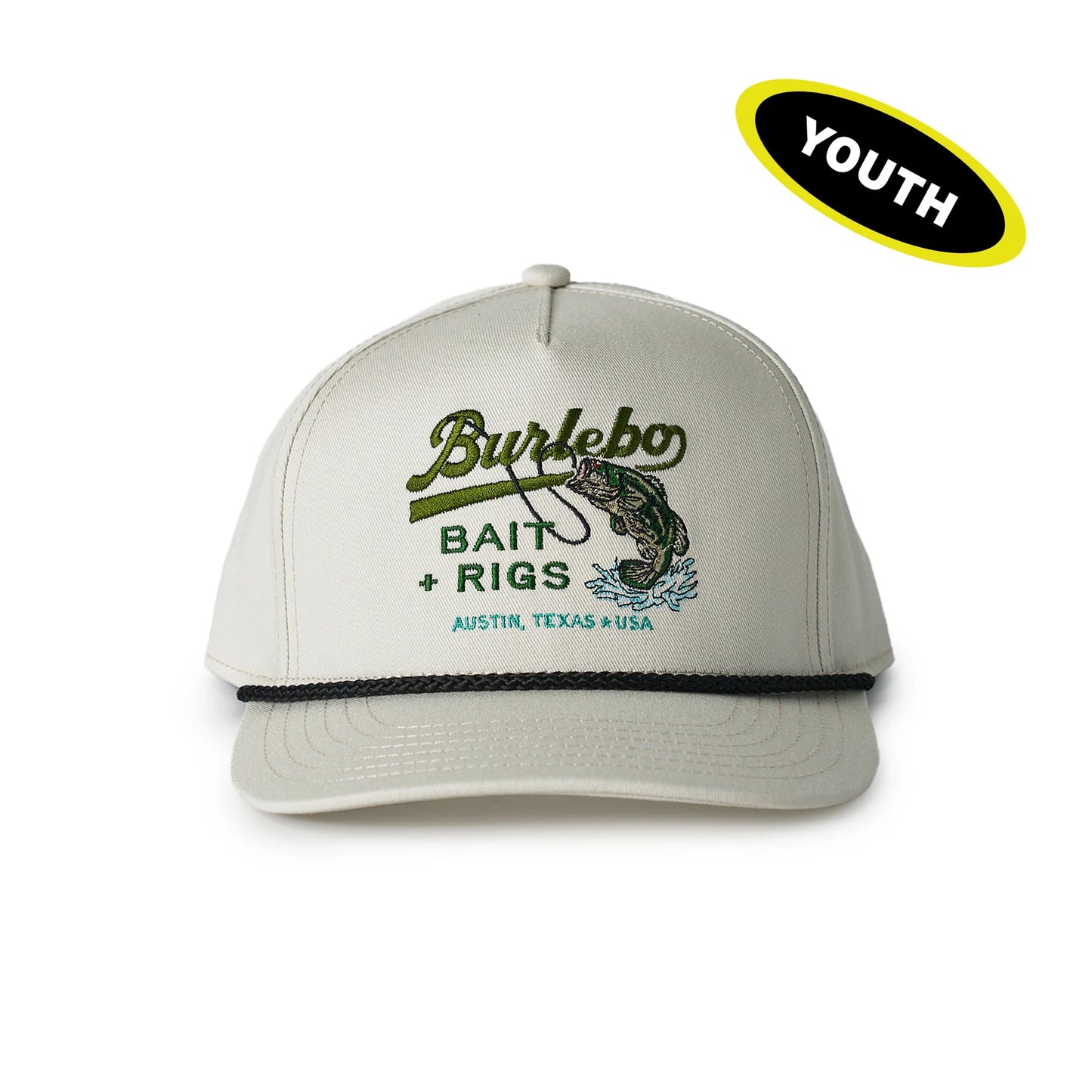 Burlebo Bait and Rigs Youth Cap in Putty