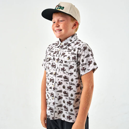 Burlebo Youth Cowboy Country Performance Western Shirt