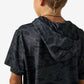 Burlebo Youth Short Sleeve Performance Hoodie in Black Camo