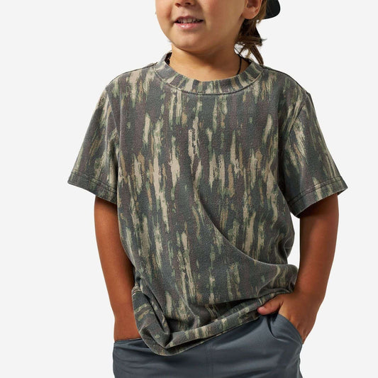 Burlebo Youth Vintage Washed Tee in Midland Camo