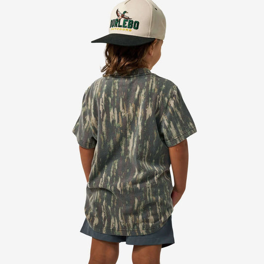 Burlebo Youth Vintage Washed Tee in Midland Camo