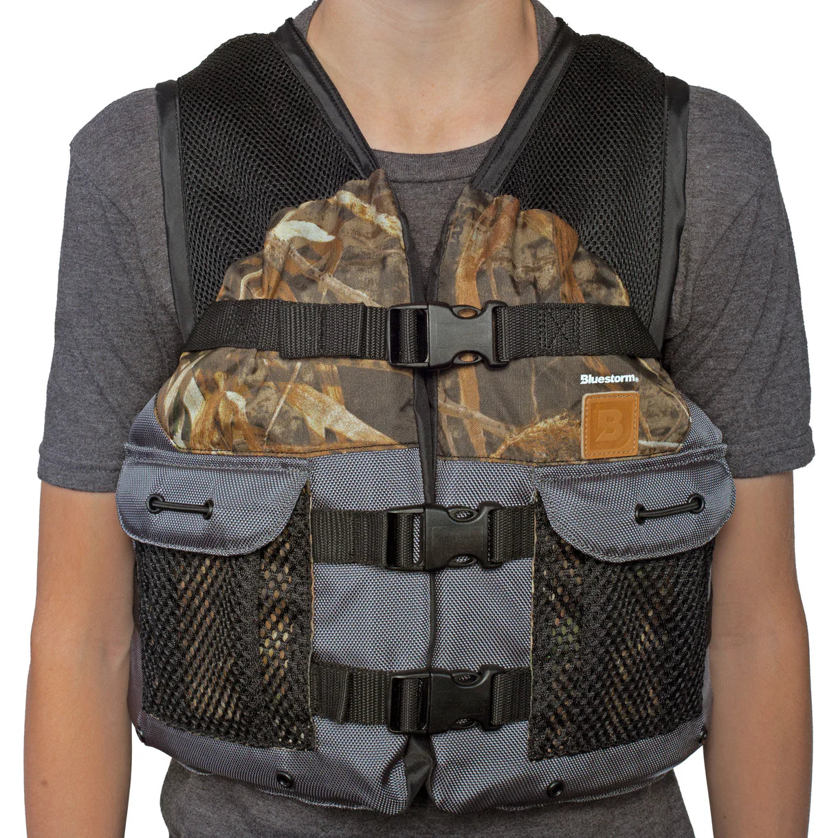 Bluestorm The Sportsman Youth Life Jacket in Max5 Camo
