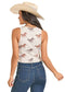 Rock & Roll Denim Horse Print Vest