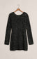 Z Supply La Marca Sequin Mini Dress in Black