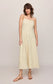 Z Supply Angel Eyes Embroidered Maxi Dress in Champagne