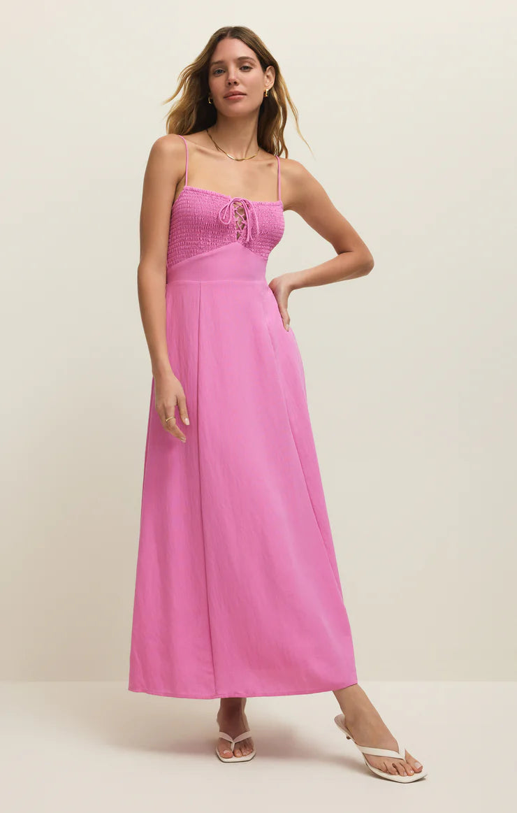 Z Supply Granada Airy Maxi Dress in Spanish Rose