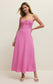Z Supply Granada Airy Maxi Dress in Spanish Rose