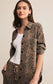 Z Supply All Day Knit Leopard Jacket
