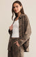 Z Supply All Day Knit Leopard Jacket