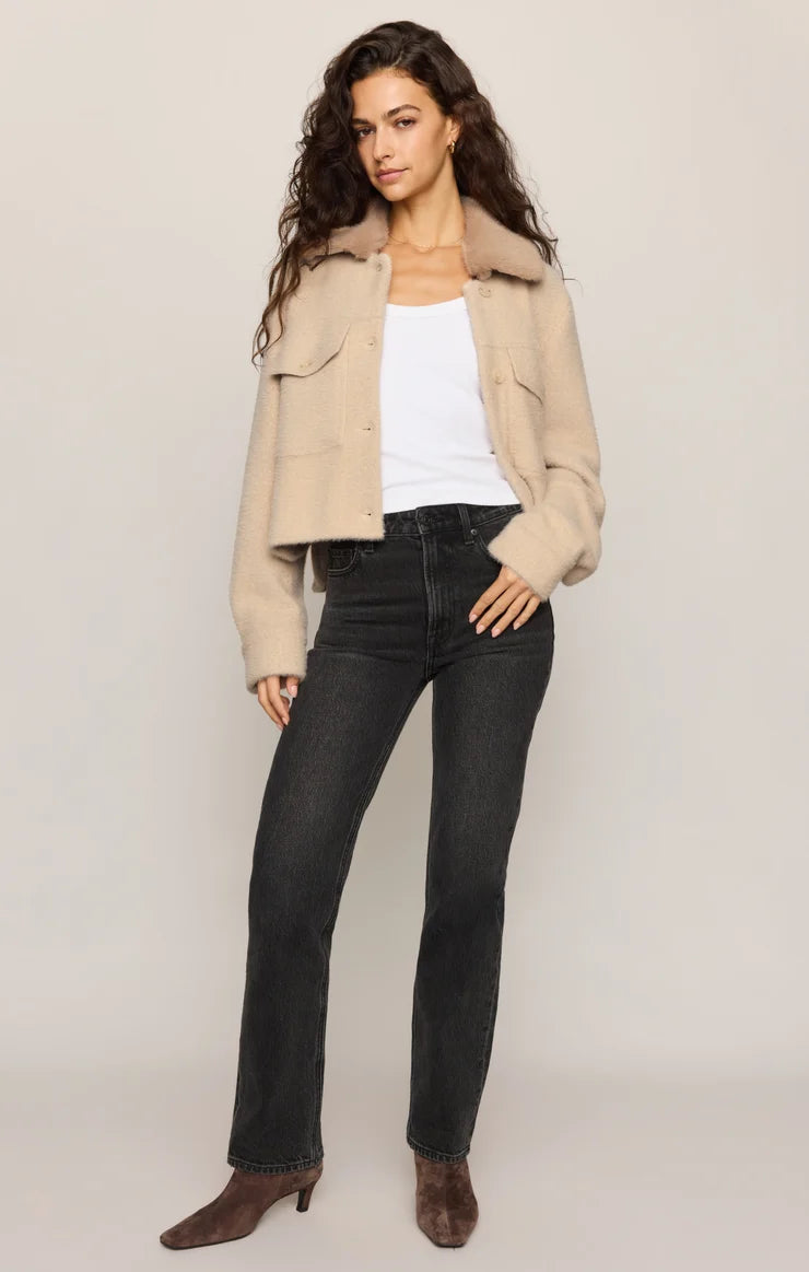 Z Supply Peyton Jacket in Soft Ecru