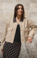 Z Supply Rey Cropped Denim Chore Jacket in Soapstone