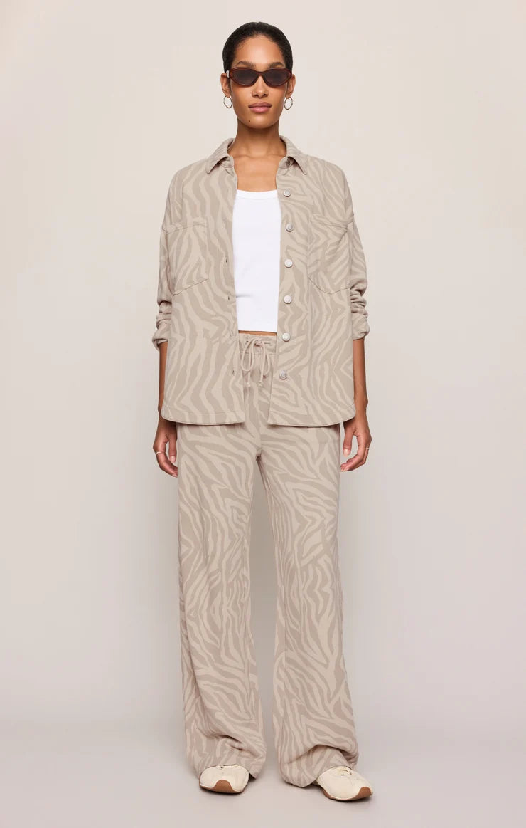 Z Supply All Day Knit Zebra Jacket
